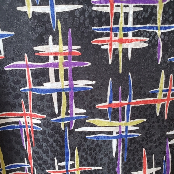 90s Vintage Satin Button Up Blouse - Picture 10 of 12